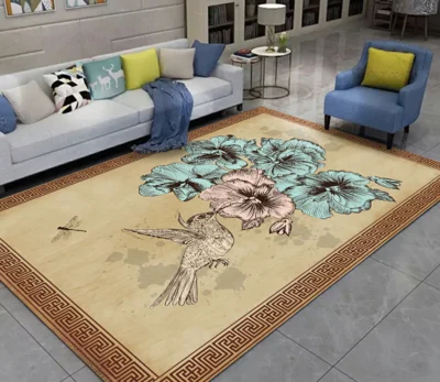 Дом в скандинавском стиле ковер высокого качества креативные Листья 3D печатные ковры для гостиной спальни ковер диван чайный коврик для стола - Цвет: 12