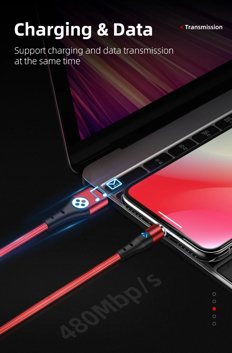 Магнитный кабель Micro USB type-C 3 А 1 м, быстрая зарядка, линия передачи данных, два в одном, универсальный для huawei P30 Xiaomi Mi8