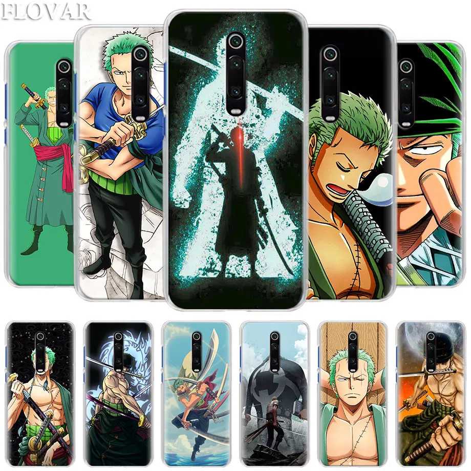 Цельный чехол Roronoa Zoro для Xiaomi mi A3 A1 A2 8 Lite 9T CC9E Play Red mi K20 Pro 7A Note 7 7S жесткий прозрачный чехол