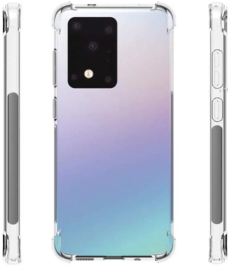 Lainergie чехол для samsung Galaxy S20 подушка безопасности Супер защита мягкая прозрачная