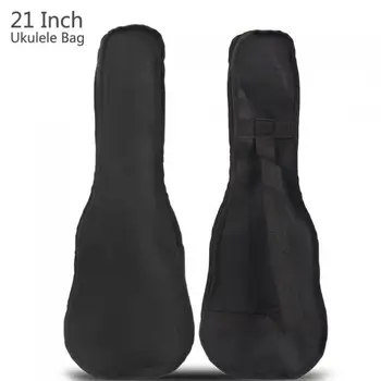 

Ukulele Bag 21 Inch Black Portable Ukulele Bag Soft Case Monolayer Bag Single Shoulder Backpack Padded