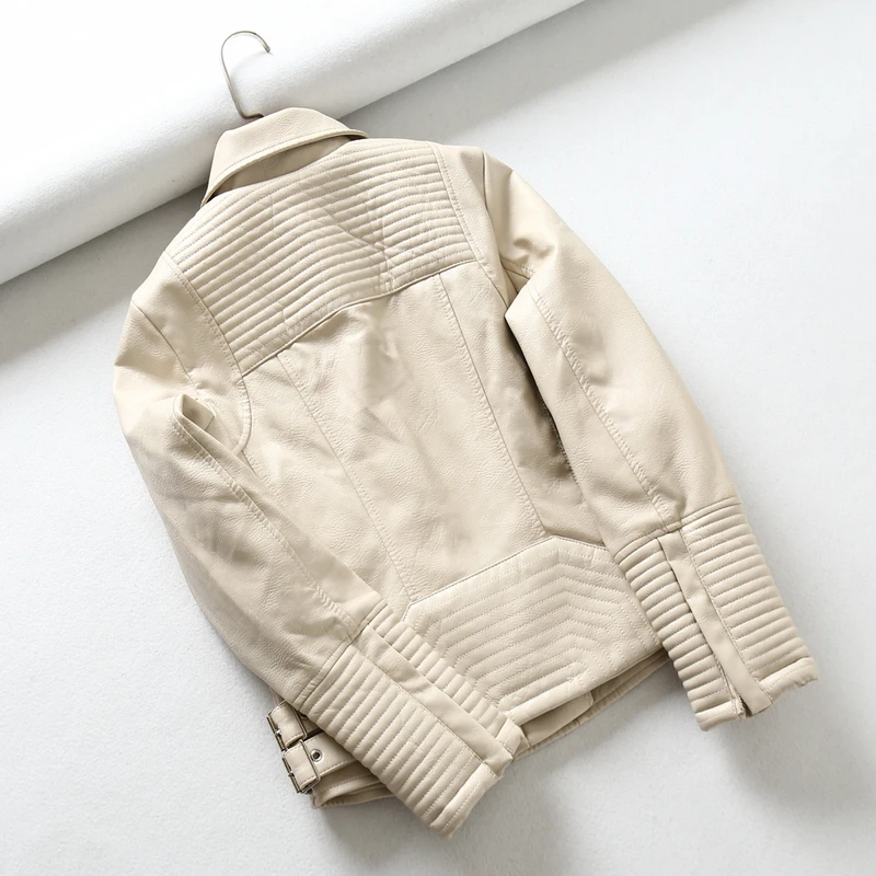 Желтая куртка из искусственной кожи женские байкерские Кофты на молнии chaqueta Блейзер ПУ байкерская куртка jaqueta couro Rock cuir chaqueta mujer