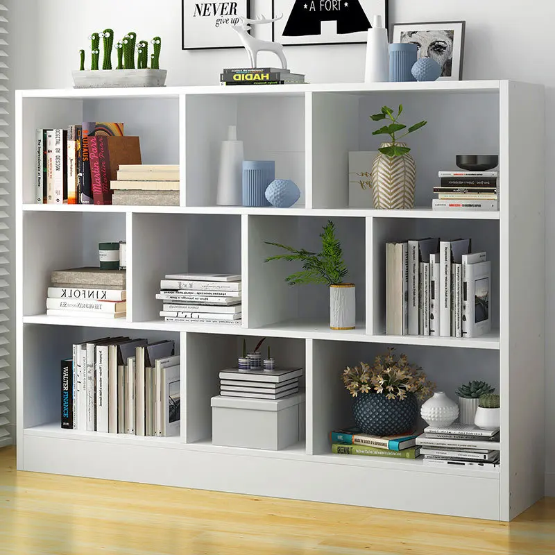 

Wholesale Bookshelf Floor Storage Shelf Modern Minimalist Students Household Library Living Room Combination Simplicity Bookcase