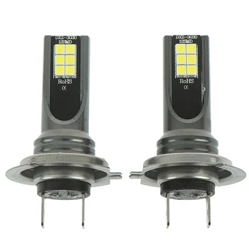 

High Quality 2PCS H7 LED FOG Headlight Lights Kit 50W 14000LM CAR Bulbs 6000K Driving Lamp