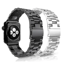 Высокое качество звено браслет для Apple Watch Band 38 мм 42 мм 40 мм 44 мм для Iwatch ремешок 4 3 2 1 нержавеющая сталь ремешок для часов серии 5