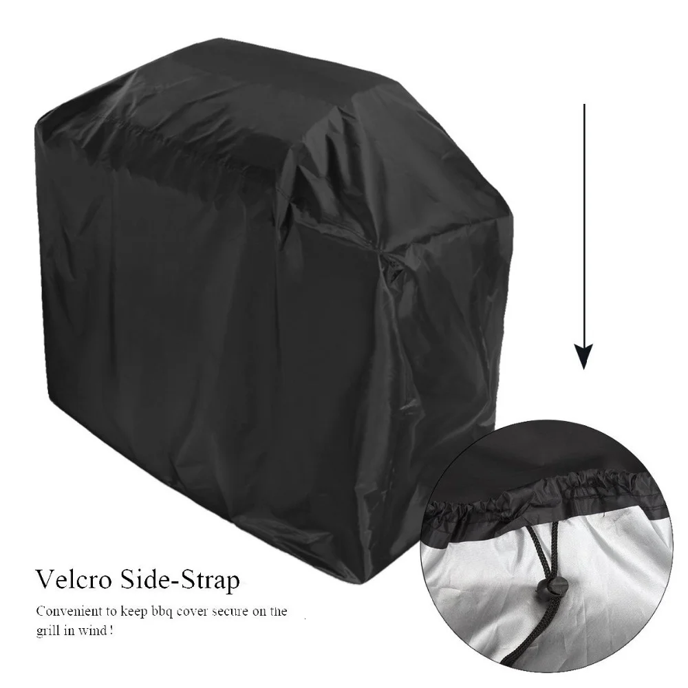 Barbecue Grill Sun Shade Outdoor Garden BBQ Rainproof Dust-proof Protective Cover 210D Waterproof UV Resistant Material 7 Size_0015