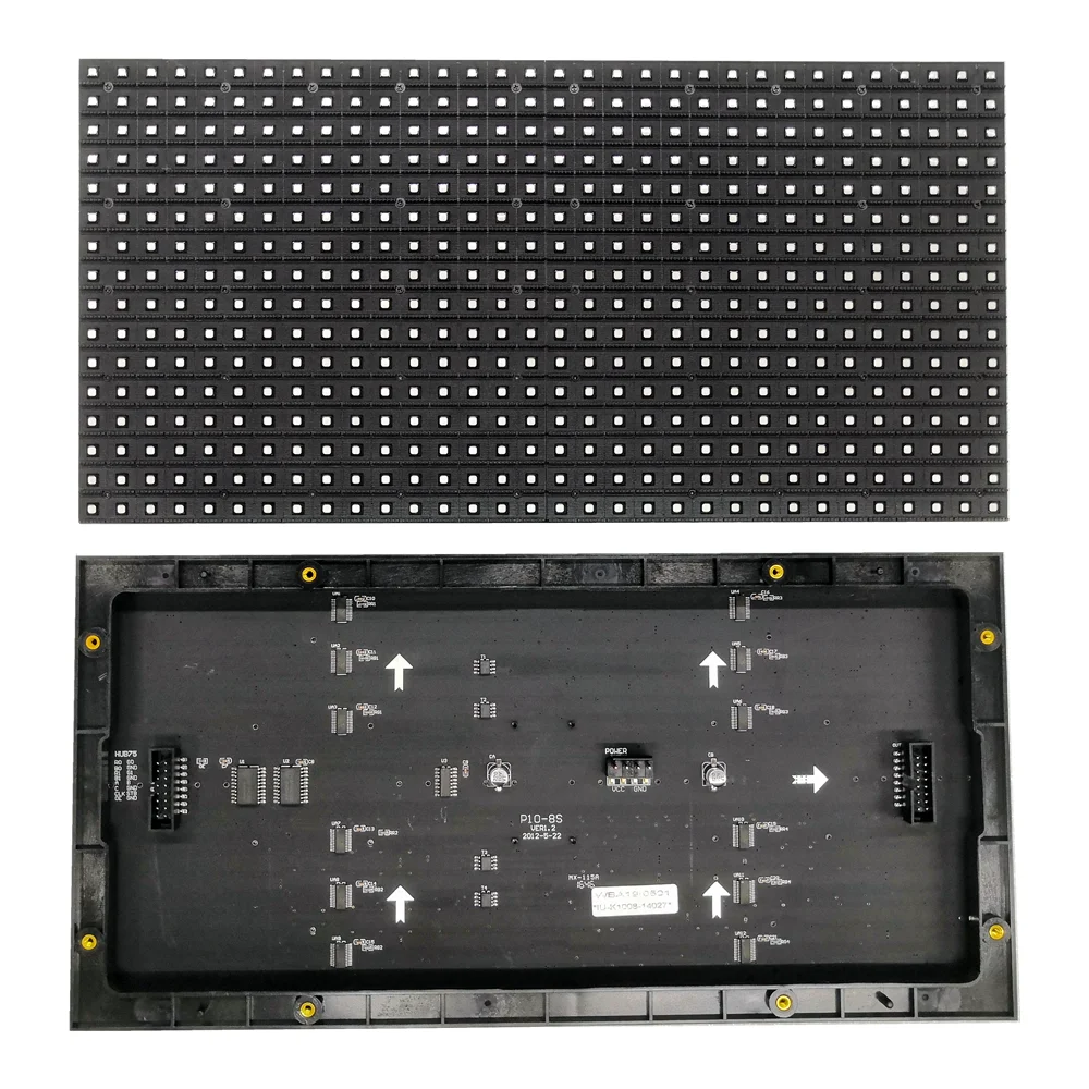 26枚 P10 LED パネル 320x160mm 32x16ピクセル DIP P10 16x16 RGB LED Module Full Color - AliExpress