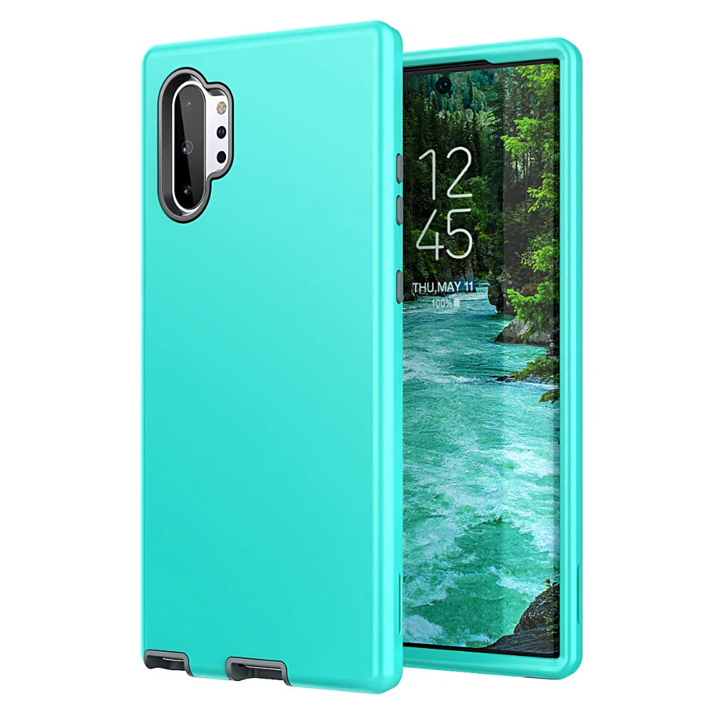 Жесткий чехол 3 в 1 для samsung Galaxy Note10 Pro, устойчивый к царапинам износостойкий ударопрочный корпус для ПК, рамка+ мягкий чехол из ТПУ для Note10