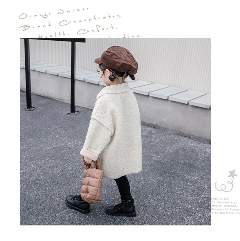 CROAL CHERIE Baby Girls Clothes Winter Fleece Velvet Coat Girl Kids Girls Jacket For Teenage Boys Outerwear Children Clothes  (9)