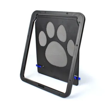 

Cat Pet Paw Pattern Screen Door Cat Safe Flap Door Puppy Flap Door For Sliding Glass Door Window