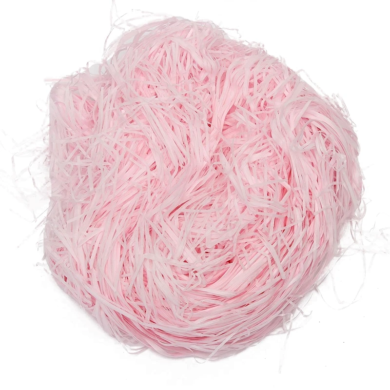 New 100g Luxury Pink Shredded Tissue Hamper Paper Gifts Box Candy Packaging | Дом и сад