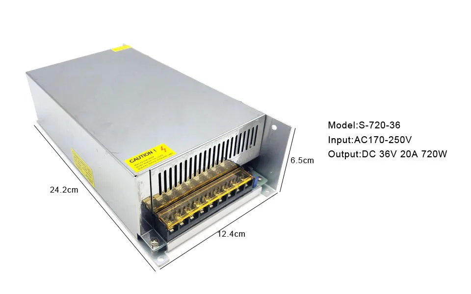 Питание AC 220 до 36В 10A 20A 40A 360W 400W 720A 800W 1000W 1500W Светодиодный драйвер трансфомеры е-байка 36В Напряжение конвертер Питание