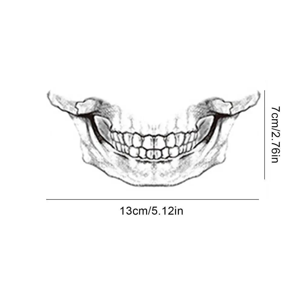 10PCS Halloween Mouth Tooth Stickers for Parties