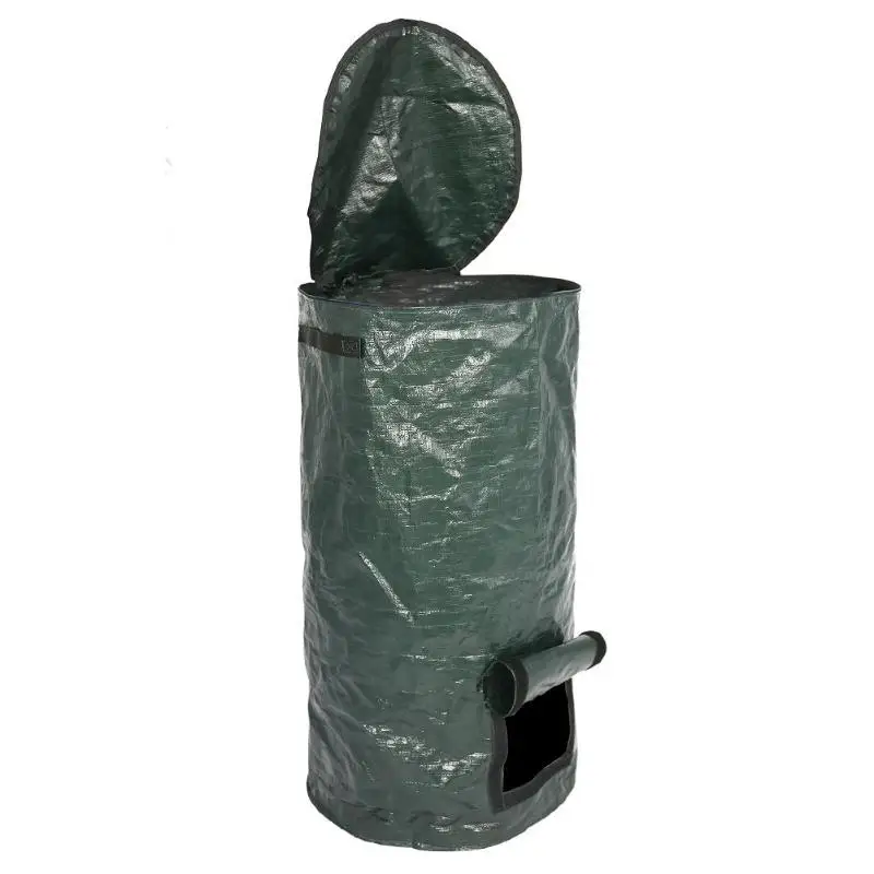 Organic Waste Kitchen Garden Yard Compost Bag Environmental PE Cloth Planter Kitchen Waste Disposal Organic Compost Bag-S