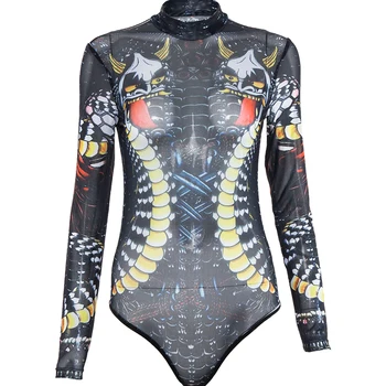 

New Female Singer Costume Jumpsuit Nightclub Rave Party Gogo Dancer DS Hip Hop/Jazz/Pole Dance Performance One-Piece DQL2072