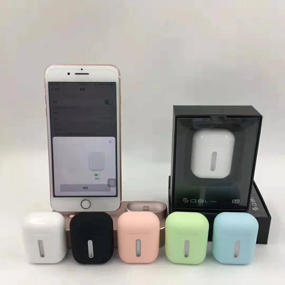 MacaLum Q8L 4D Bluetooth стереонаушники беспроводные наушники ture Mini спортивные сенсорные управление Tws Тип зарядного устройства для смартфонов