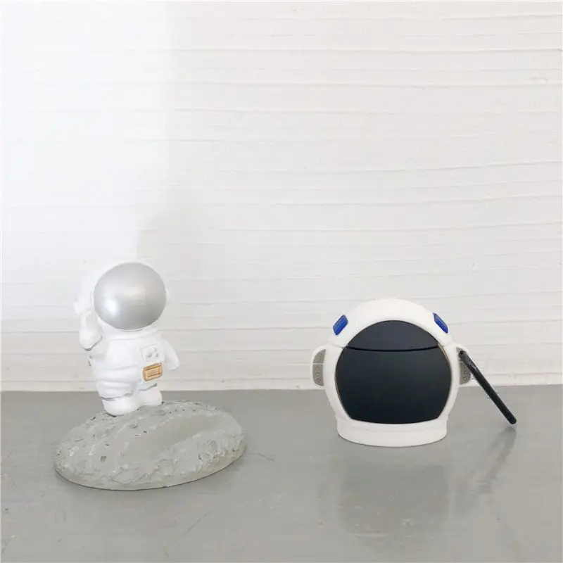 Силиконовый защитный чехол Крышка корпуса с карабином для Airpods 1/2