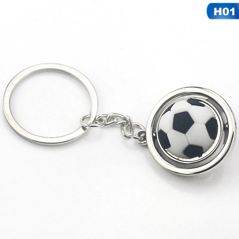 KEY4757H01 Горячий металл футбол, баскетбол, бейсбол кулон брелок сплав винтажные ключи цепочки Ключи Кольца креативный подарок для сумка друга кулон - Цвет: KEY4757H01