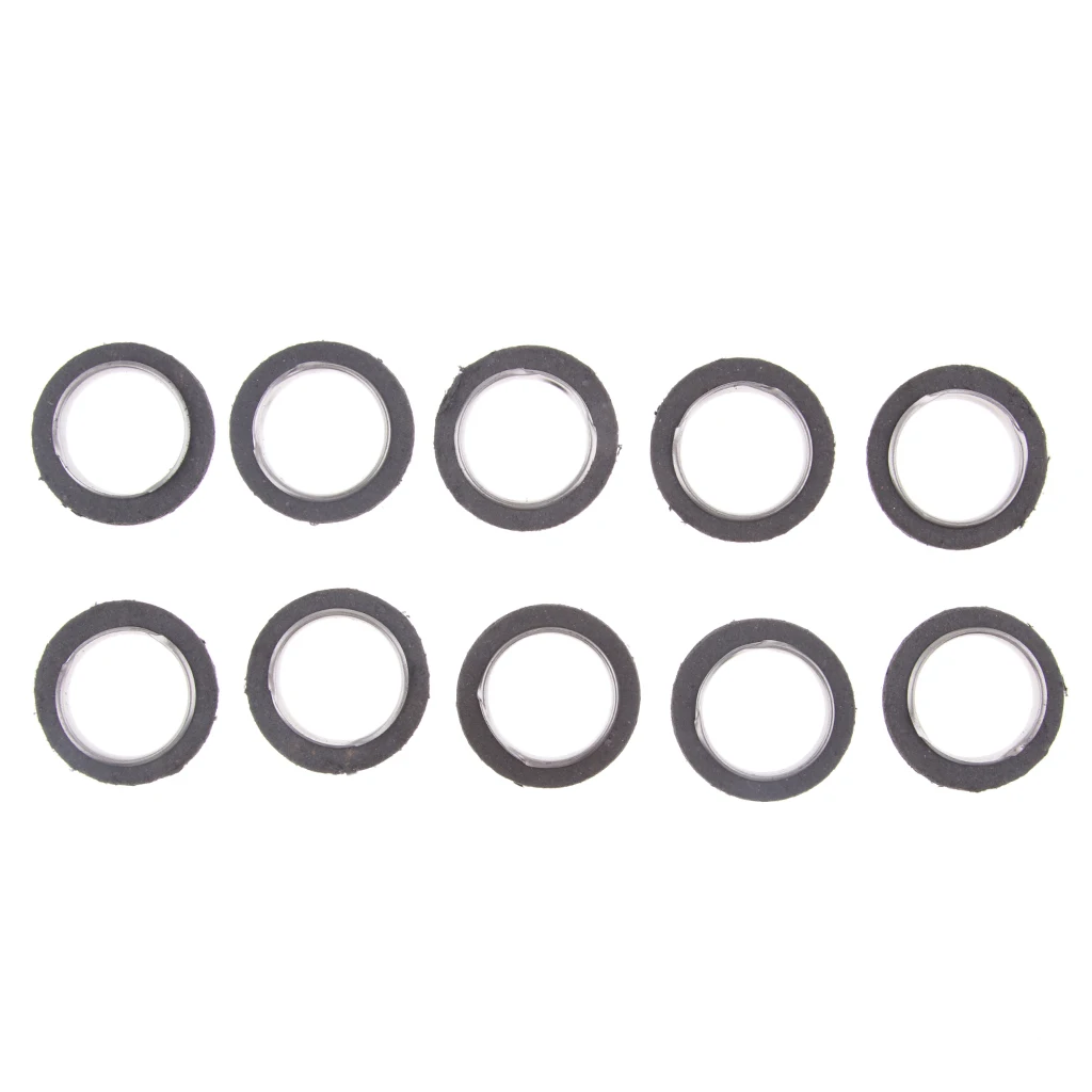 10x Exhaust Muffler Silencer Pipe Gasket For Yamaha 50 125 200 250cc