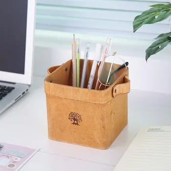 

Pastoral Style Wooden Desktop Storage Box Dried Flower Simulation Plant Holder Decoration Home Furnishings MJJ88