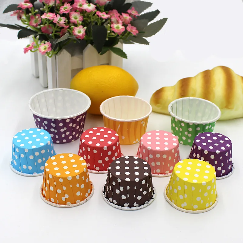 50 pcs cupcake liners mini cup cake mold bakery tools paper cups liner molds baking accessories cakepop mold supplies