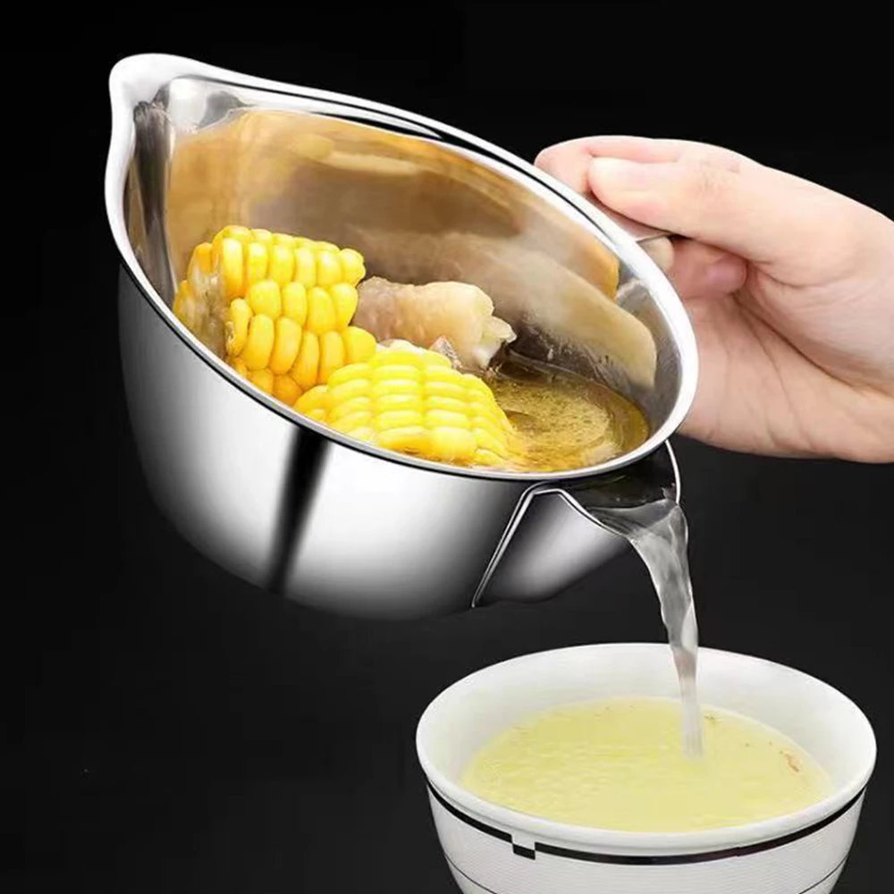 304 Stainless Steel Household Grease Trap Kitchen Soup Oil Separator