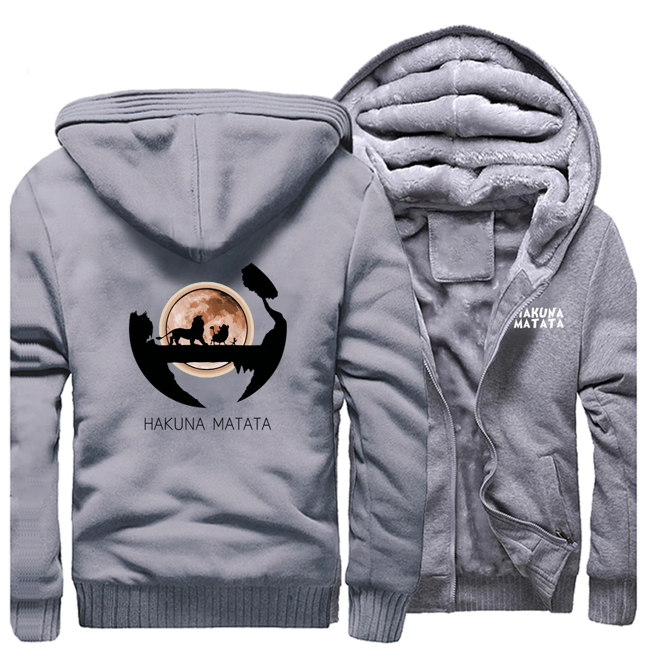 

Animal Winter Men Thick Warm Fleece Jacket The Lion King Coat Jackets Hipster 2020 Sweatshirt Coats Streetweat Sportswear Coats