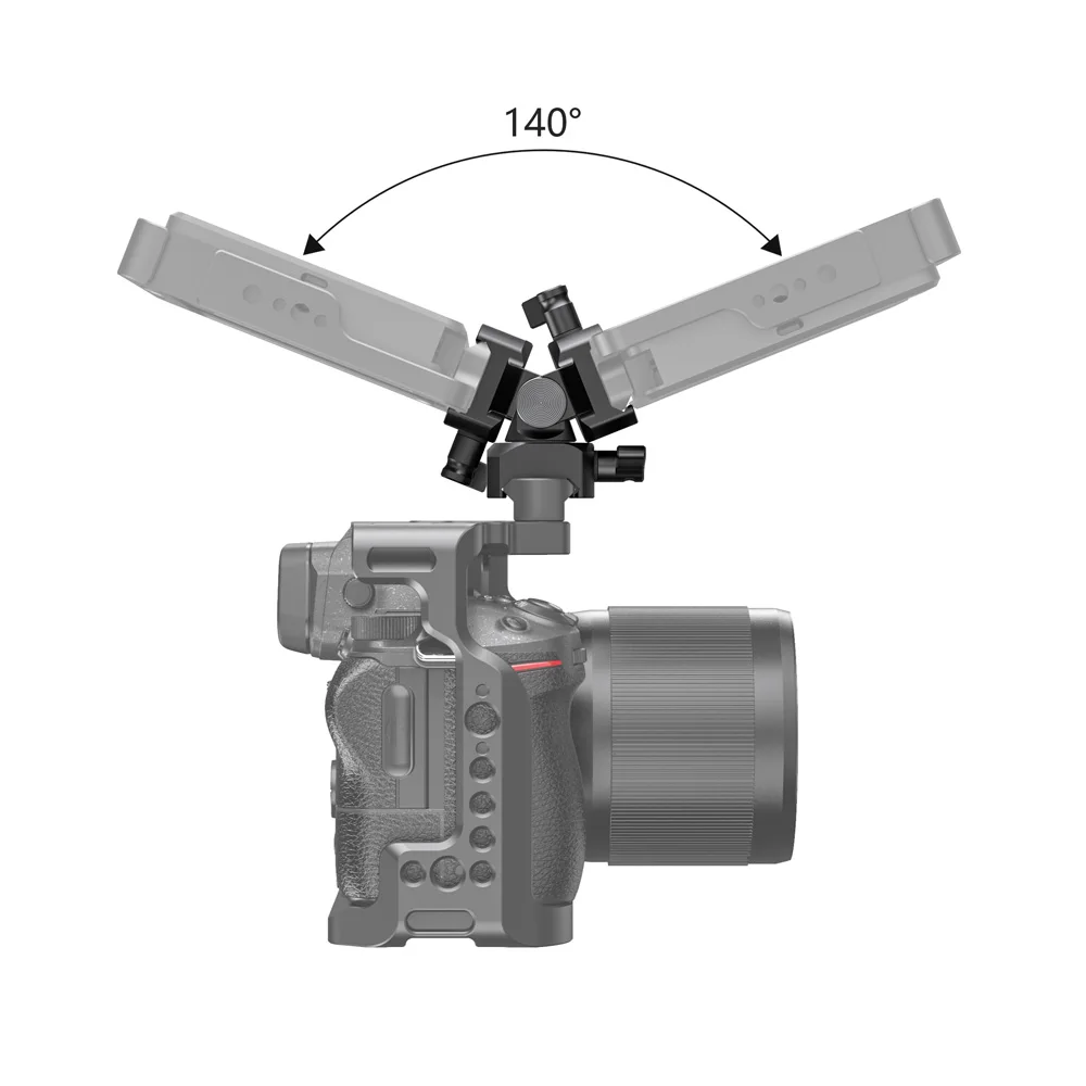 SmallRig быстроразъемное крепление EVF поворотное крепление на 360 градусов и наклон на 140 градусов держатель монитора с зажимом Nato(с обеих сторон) установка для камеры 2385