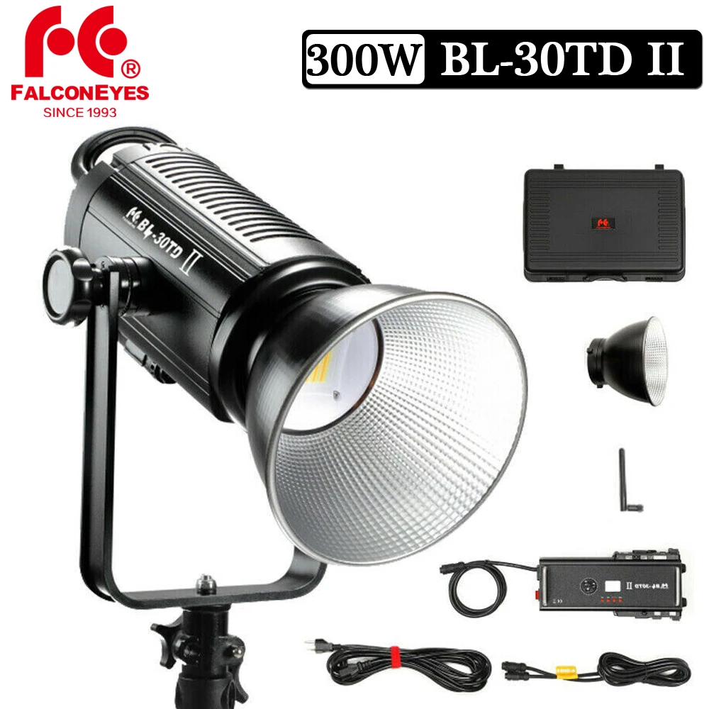 US $873.75 Falcon Eyes BL30TD II Photography LED Video Fill Light 300W BiColor Portable For MovieInterview