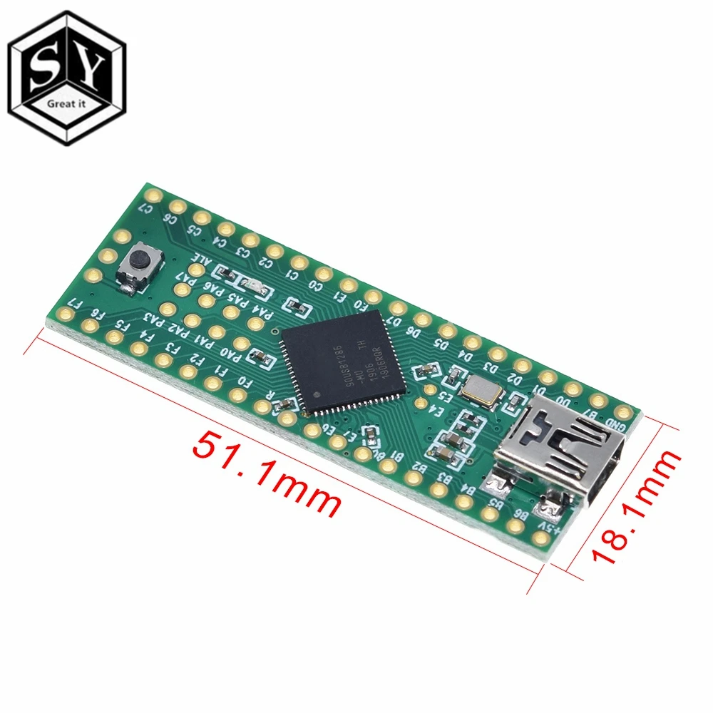 GREAT IT Teensy 2,0++ USB AVR макетная плата ISP U диск клавиатура мышь Экспериментальная плата AT90USB1286 для Arduino