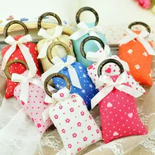 Натуральный Растительный Средний Ароматерапевтический мешок с подвесным кольцом лаванды