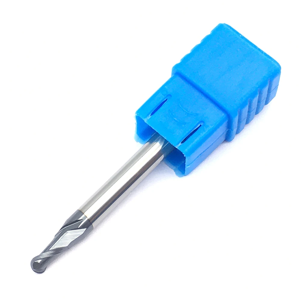1PC HRC50 R1.5XD4X50L 2 flute End Mill Tungsten Steel Ball Nose Cutting Tools CNC Milling Cutter Solid Carbide Ball Nose