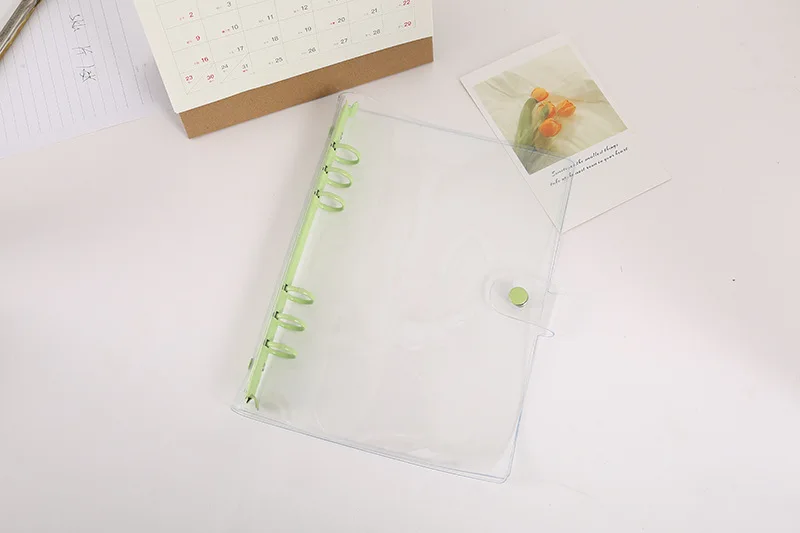 Colorful Gradient Binder Notebook Cover & Photo Sticker Album Diary Planner