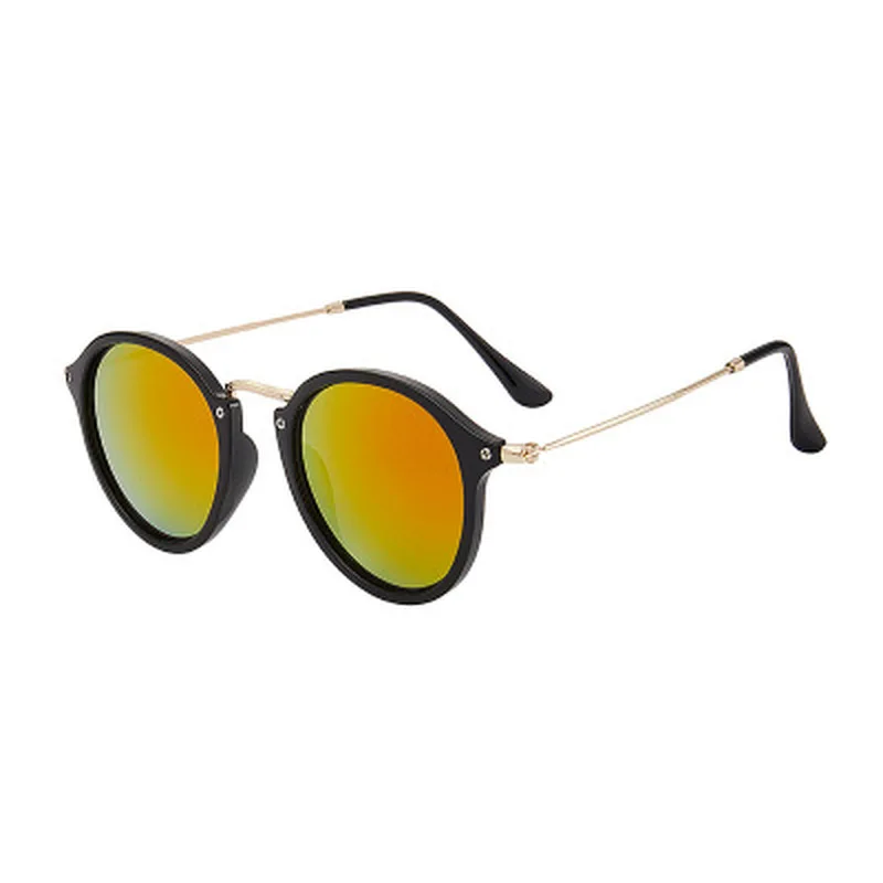 Новое поступление, круглые солнцезащитные очки с покрытием, Ретро стиль, для мужчин и женщин, брендовые дизайнерские солнцезащитные очки, винтажные зеркальные очки для вождения, солнцезащитные очки