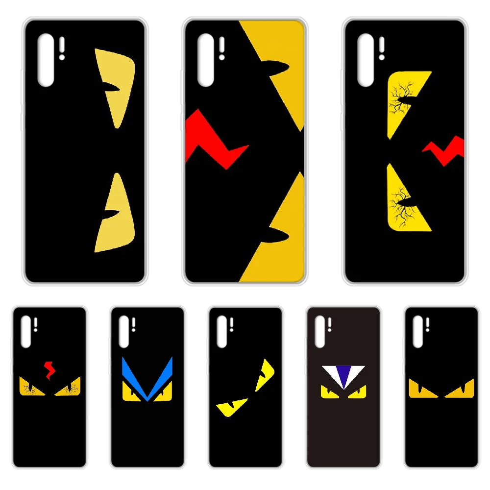 

fashion Little monster Phone Case cover For HUAWEI p 8 9 10 20 30 40 P pro Smart 2017 2019 Z lite transparent cell cover 3D Etui