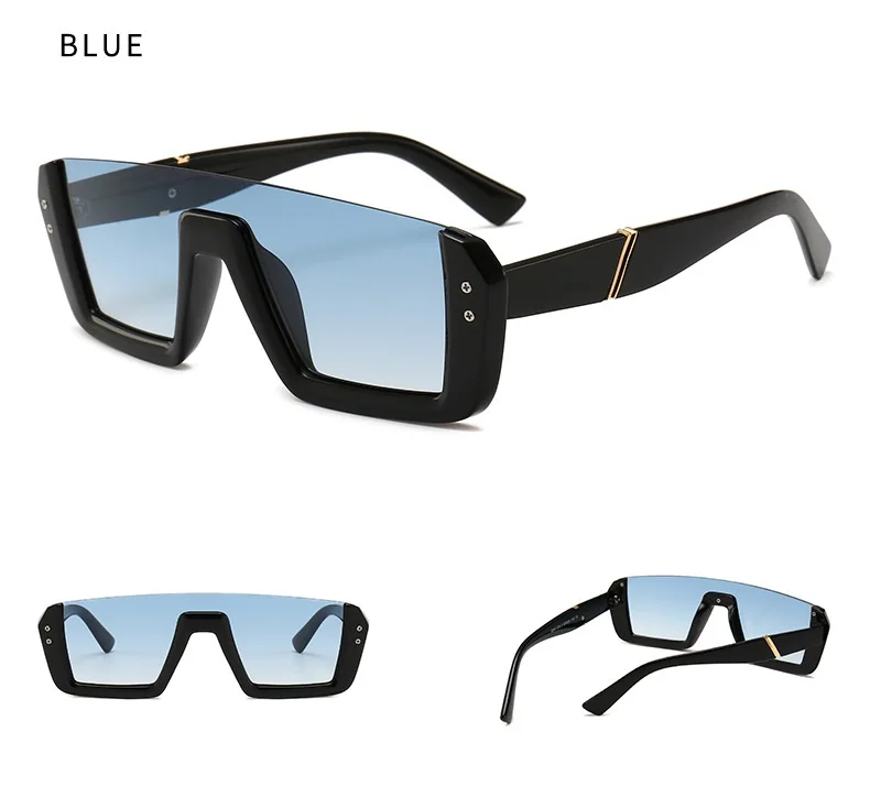 GIFANSEE негабаритных квадратных солнцезащитных очков для мужчин и женщин Роскошные брендовые винтажные очки дизайнерские uv400 ретро очки