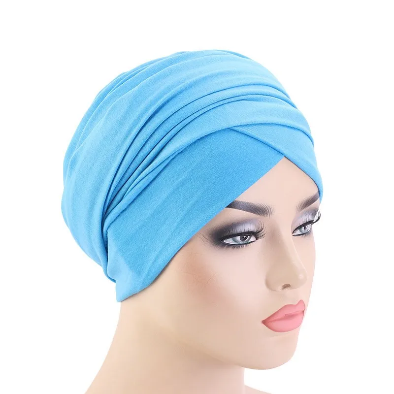 African Turban Long Tail Cap Headtie Women Wrap Head Scarf Hair band Muslim Headscarf Tube Hijab Bandana Hap Headpiece Beanie Africa Clothing