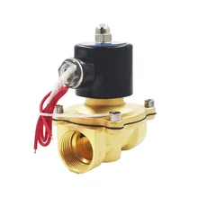 " NPT 110V 120V Вольт AC Электрический Соленоидный клапан Латунь Вода Воздух Газ NC