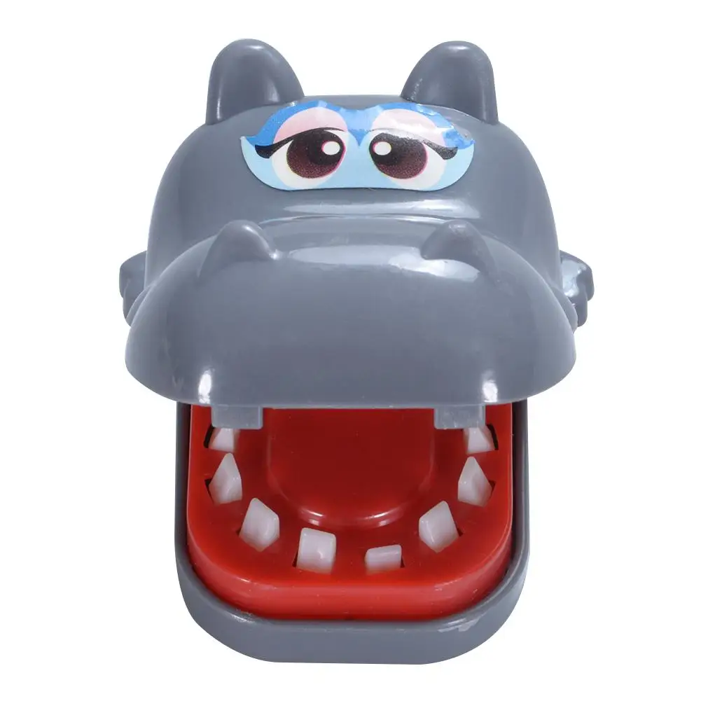 Small hippo Не маленький размер животное рот стоматолога укус палец игра забавная игра дети подарок обучающая игрушка - Цвет: Small hippo