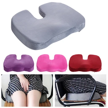 

Memory Foam Seat Cushion Back Pain Relief Pillow Office Chair