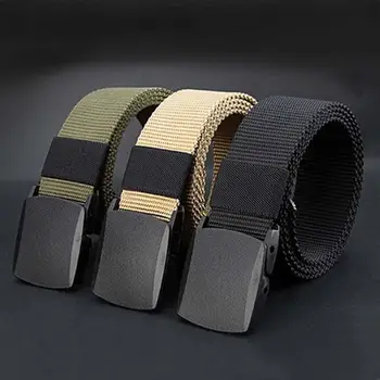 Men�s Cool Canvas Fabric Webbing Durable Outdoor Camping Tactical Waist Belt