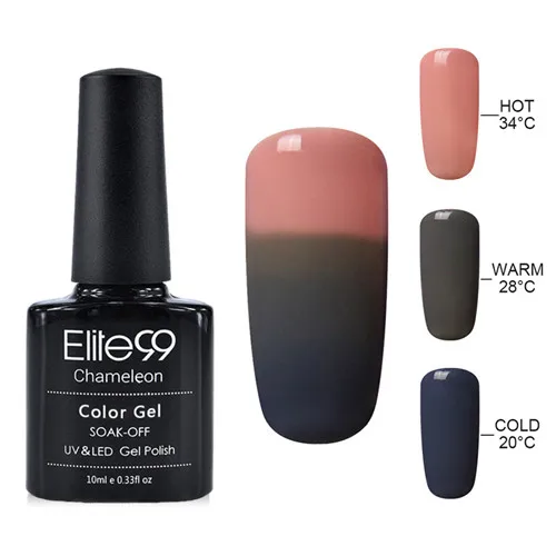 Elite99 термо 3 цвета личная гигиена меняющийся цвет температурный гель для изменения цвета Дизайн Ногтей Стойкий гель для ногтей лак для ногтей - Цвет: 4221
