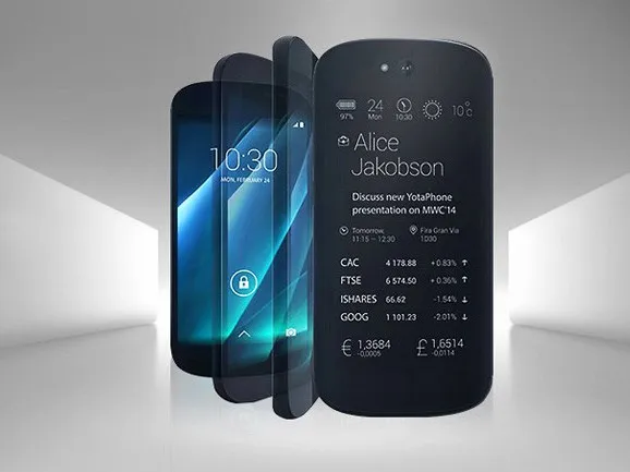 Мобильный телефон Yotaphone 2 Yota 2 с двойным экраном 5," ips 1920X1080 2 Гб ram 32 ГБ rom 8,0 МП Android 4,4 смартфон