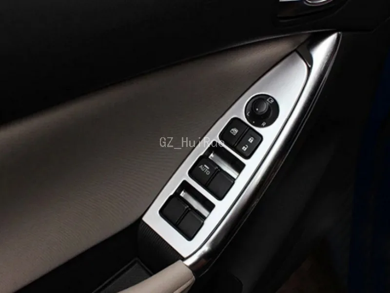 4X Внутренняя дверь окна лифт кнопка Панель Накладка для Mazda Cx-5 2013-2015 Аксессуары |