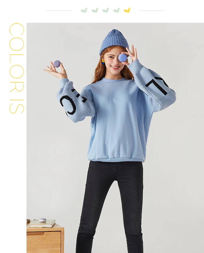 SEMIR джинсовые брюки женские Зимние новые с высокой талией тонкие с высокой талией штаны для тонких ног хлопковые джинсы женские