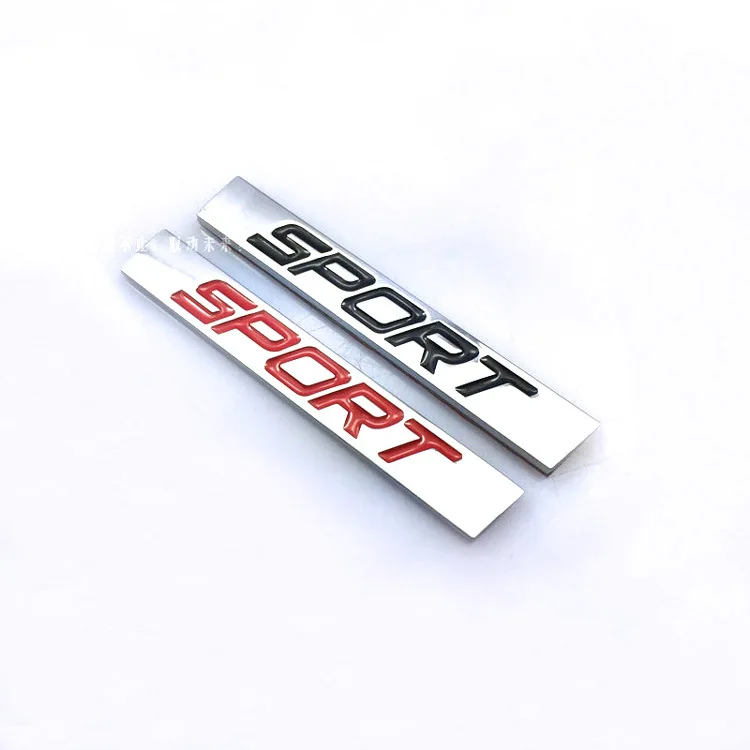 TURBO Bumper Stickers Metal Logo Car Tail Tag Individual Car Logo Turbo-charging TURBO Bumper Stickers Standard