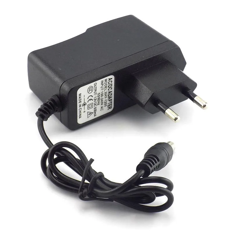 AC до 100-240V DC 12V 0.5A 500mA блок питания камеры питания Зарядка зарядное устройство для светодиодной ленты свет 5,5mm x 2,1mm L19