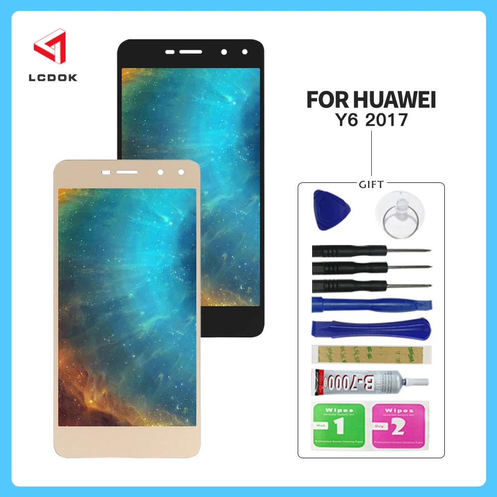 Высокое качество для huawei Nova Young Y5 2017 Y6 MYA L02 L41 L22 L23 L11 L01 U29 ЖК-дисплей с сенсорным