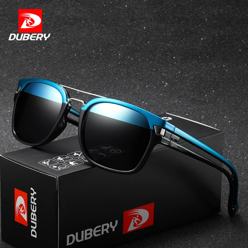 DUBERY Vintage Sunglasses Polarized Men's Sun Glasses For Men Square Shades Driving Black Retro Oculos Male 9 Colors Model 1948 |
