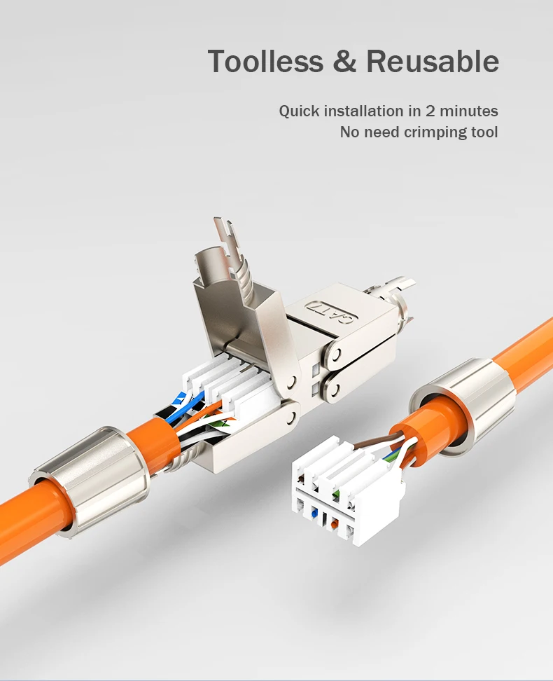 de conexão do adaptador de junção rj45